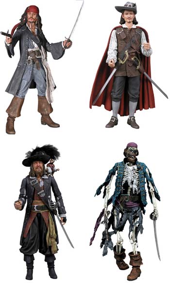 foto Pirates of the Caribbean Series 1 Action Figure Set